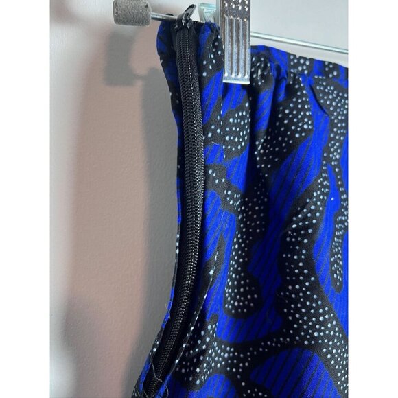 Nigerian Skirt African Maxi Skirt Blue - Picture 5 of 10